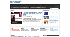 Desktop Screenshot of federacaoespiritape.org